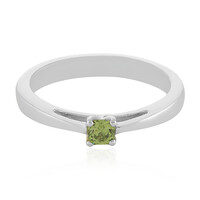 Bague en argent et Grenat Démantoïde