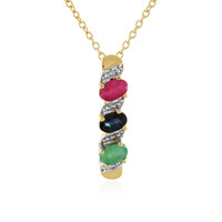 Collier en argent et Rubis