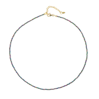 Collier en argent et Hématite mystique