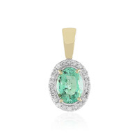 Pendentif en or et Emeraude de Colombie