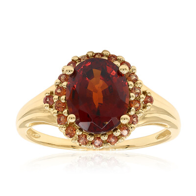 Bague en or et Grenat Hessonite