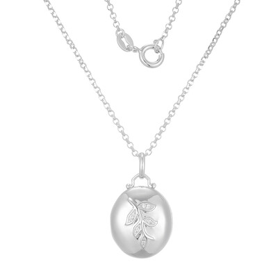 Collier en argent et Zircon (Adela Silber)