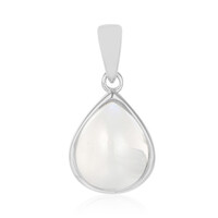 Pendentif en argent et Pierre de lune de Tanzanie
