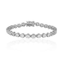 Bracelet en argent et Topaze blanche