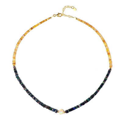 Collier en argent et Opale Welo