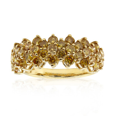Bague en or et Diamant orange SI2 (CIRARI)