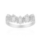 Bague en argent et Topaze blanche