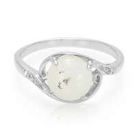 Bague en argent et Agate dendritique