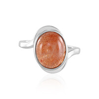 Bague en argent et Pierre du Soleil