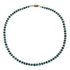 Collier en argent et Emeraude de Zambie (Riya)