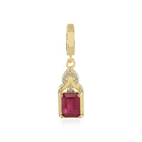 Pendentif en argent et Rubis de Bemainty