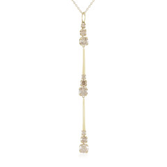 Collier en or et Diamant champagne I2 (de Melo)