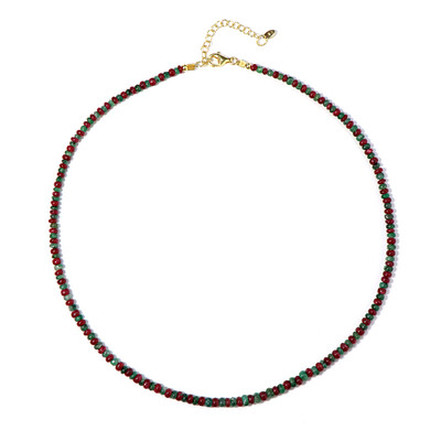 Collier en argent et Rubis de Madagascar