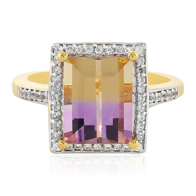 Bague en argent et Amétrine