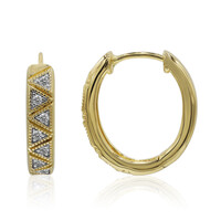Boucles d'oreilles en or et Diamant SI1 (G)