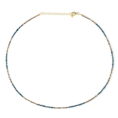 Collier en argent et Diamant bleu