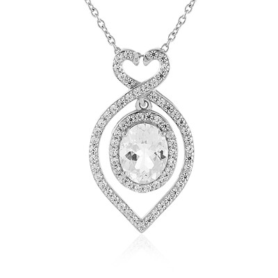 Collier en argent et Danburite