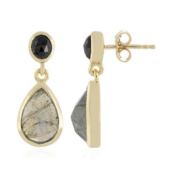Boucles d'oreilles en argent et Labradorite