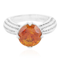 Bague en or et Sphalérite (de Melo)