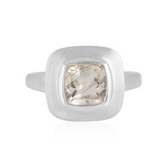 Bague en argent et Quartz rutile (Cheveux de Vénus)