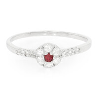 Bague en argent et Rubis de Tanzanie
