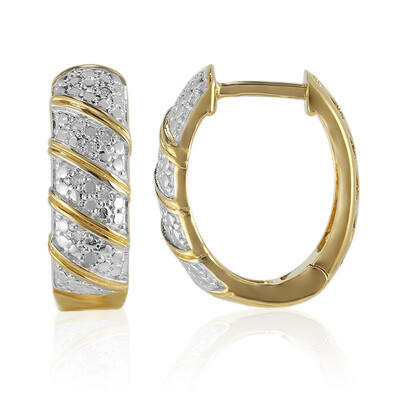 Boucles d'oreilles en argent et Diamant I3 (I)