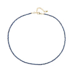 Collier en argent et Saphir bleu