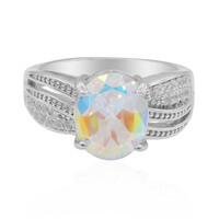Bague en argent et Topaze Rayon de Lune