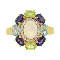 Bague en argent et Opale Welo