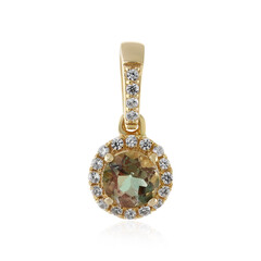 Pendentif en or et Pierre du Soleil de l’Orégon