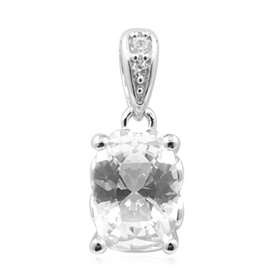 Pendentif en argent et Danburite