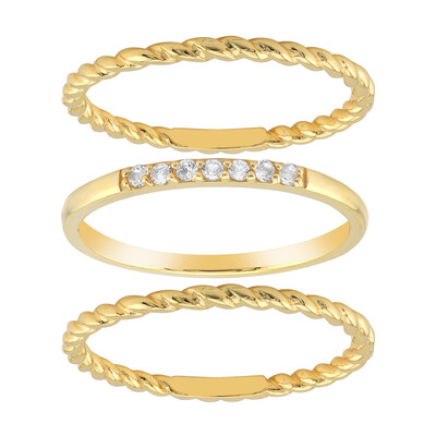 Bague en argent et Topaze blanche