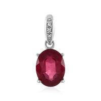 Pendentif en argent et Rubis de Madagascar