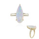 Bague en or et Opale Welo AAA (de Melo)