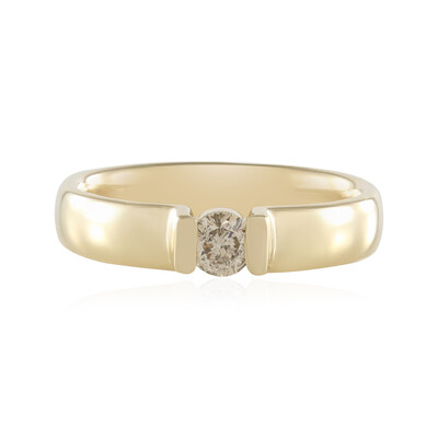 Bague en argent et Diamant chocolat I2