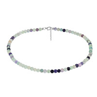 Collier en argent et Fluorite