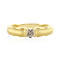 Bague en argent et Diamant champagne I4