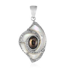 Pendentif en argent et Coquillage d'Abalone (Art of Nature)