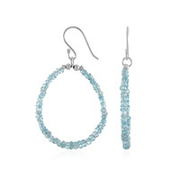 Boucles d'oreilles en argent et Zircon de Ratanakiri