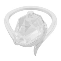 Bague en argent et Quartz blanc (TPC)