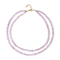 Collier en argent et Kunzite