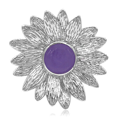 Pendentif en argent et Jade lavande (MONOSONO COLLECTION)