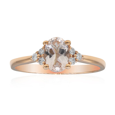 Bague en or et Morganite