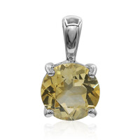 Pendentif en argent et Citrine