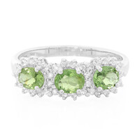 Bague en argent et Tourmaline Paraïba