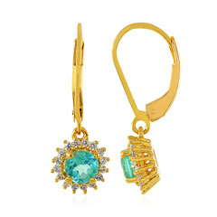 Boucles d'oreilles en argent et Apatite