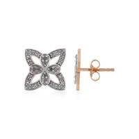 Boucles d'oreilles en argent et Diamant I3 (I)