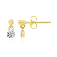 Boucles d'oreilles en or et Diamant SI1 (G)