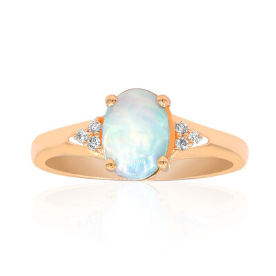 Bague en or et Opale Welo AAA