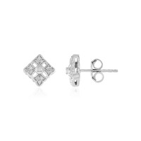 Boucles d'oreilles en argent et Diamant I2 (I)